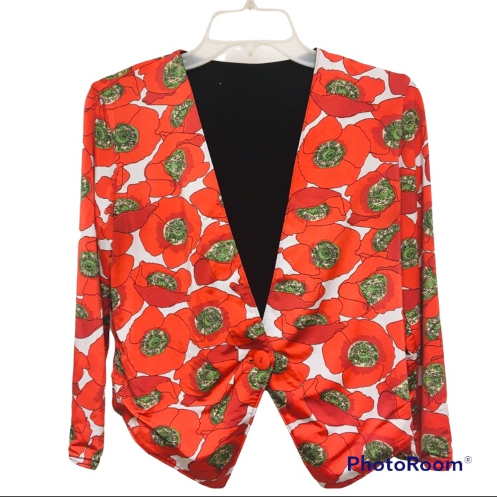 Vintage 3/4 sleeve blazer